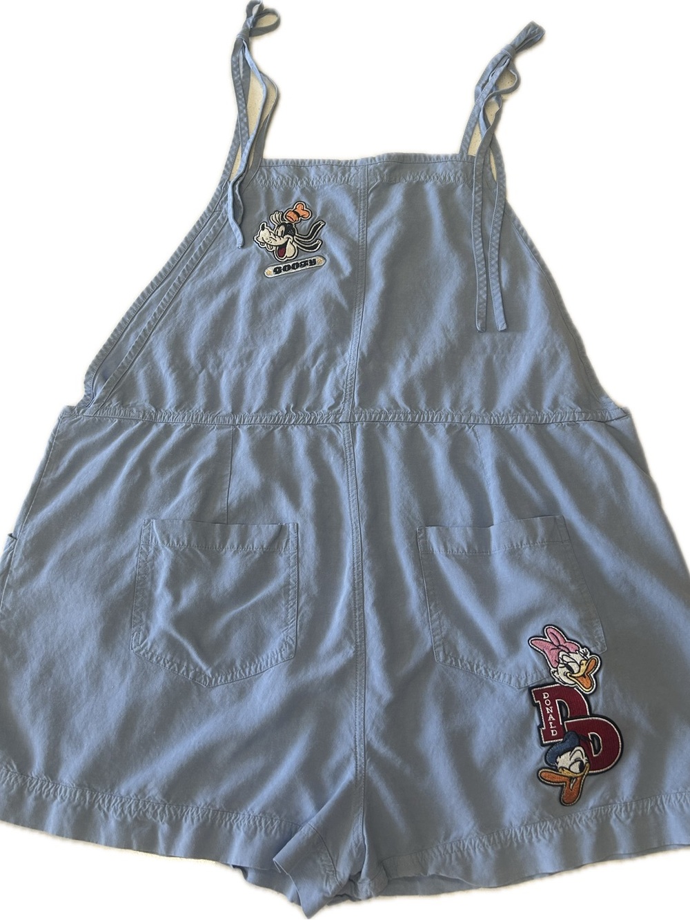 Disney Light Blue Patch Detail Short all Size 2 - Picture 5 of 10